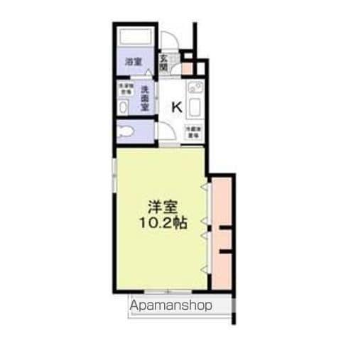 グランデ　マルバローザ　弐番館(1K)の間取り写真