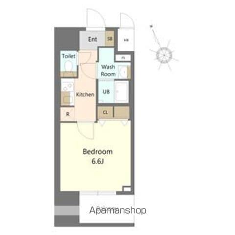 SーRESIDENCE四日市駅前COULEUR FR(1K/9階)の間取り写真