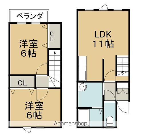 ＫＭ−Ⅱ(2LDK)の間取り写真