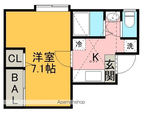 レーヴィ井尻(1K/1階)の間取り写真
