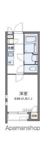 クレイノハイツヨシモト(1K/2階)の間取り写真