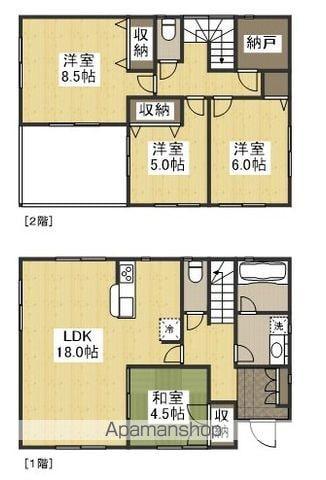 津山線 備前原駅 徒歩9分 2階建 築6年(4LDK)の間取り写真