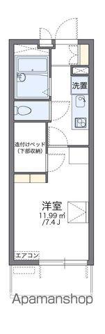 レオパレスビハイントロンチーノ(1K/4階)の間取り写真