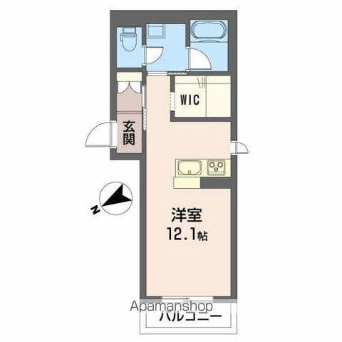 シャーメゾン コウジマチ(ワンルーム/2階)の間取り写真