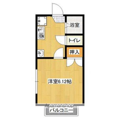 サマックスヴィラージュ(1K/2階)の間取り写真