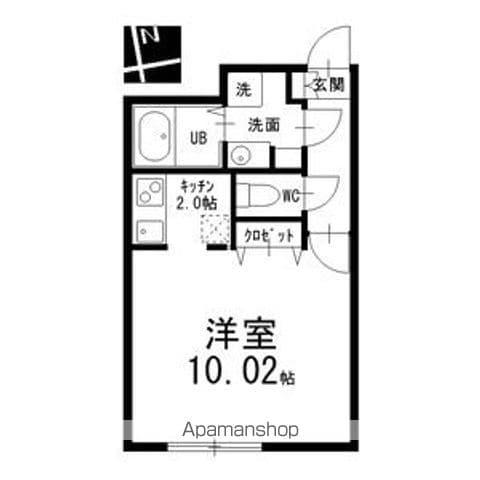 BRANCHE上前津(1K/5階)の間取り写真