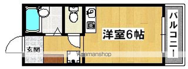 グレース昌栄(1K/3階)の間取り写真