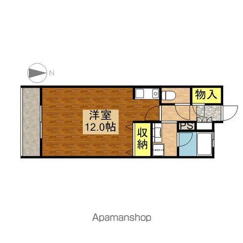 SAN MARINO(ワンルーム/11階)の間取り写真