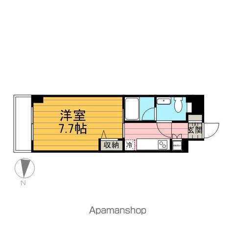 ステージファースト両国南アジールコート(1K/7階)の間取り写真
