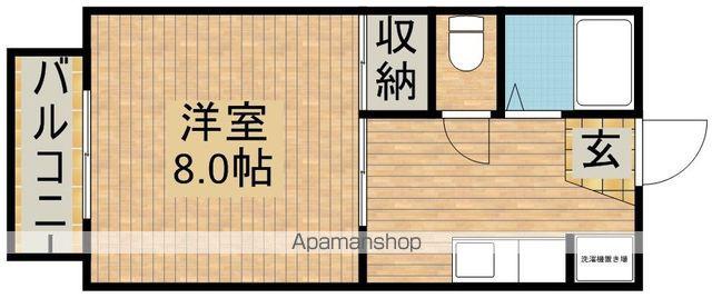 セジュール・オオムラ(1K/2階)の間取り写真