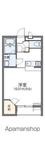 レオパレス柳の里(1K/2階)の間取り写真