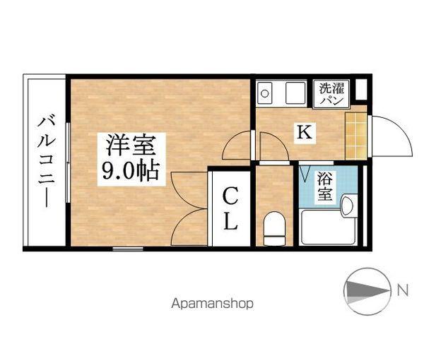 アン116(1K/3階)の間取り写真