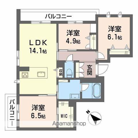 ボヤージュ春日(3LDK/2階)の間取り写真