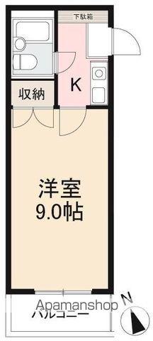 ハイム花園(1K/1階)の間取り写真