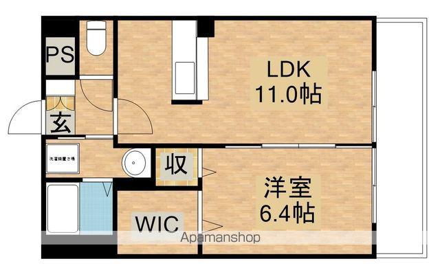 エクレス(1LDK/2階)の間取り写真