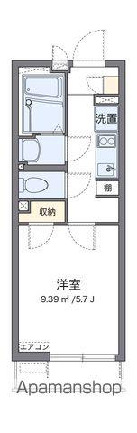クレイノプランドール武蔵境(1K/3階)の間取り写真