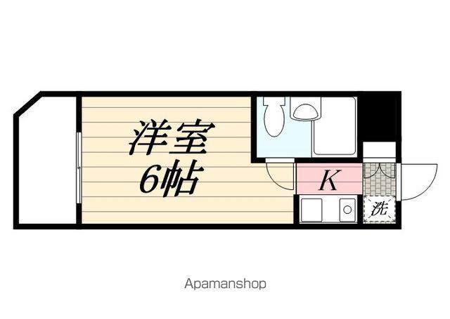 メゾンドアルドゥール(ワンルーム/11階)の間取り写真