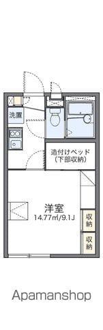 レオパレスMELUKU(1K/2階)の間取り写真
