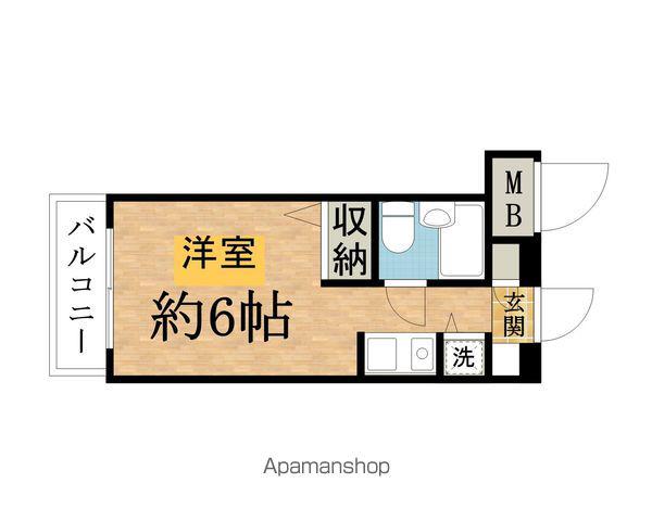 パレ・ドール八王子2(ワンルーム/2階)の間取り写真