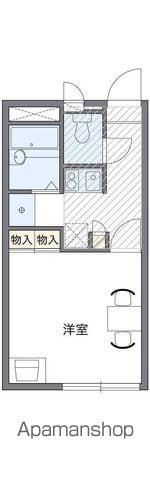 レオパレスアプレセーズ(1K/2階)の間取り写真