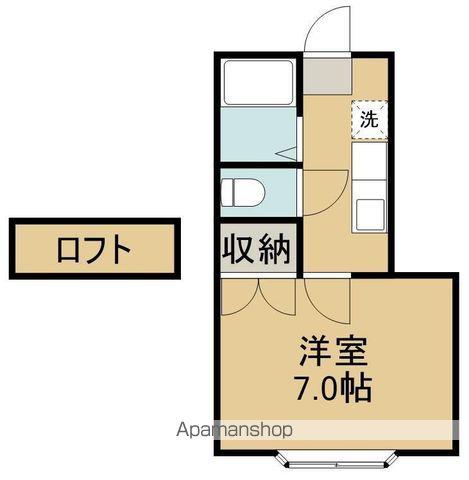 ホワイトキャッスル35番館(1K/1階)の間取り写真