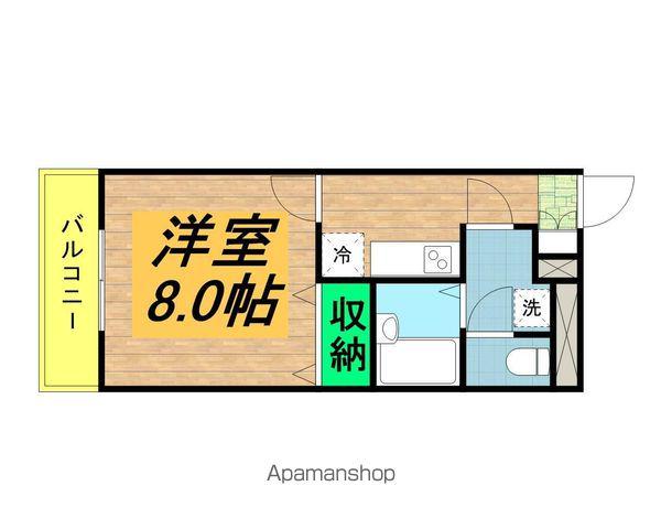 アンプルールフェール豊四季Ⅰ(1K/2階)の間取り写真
