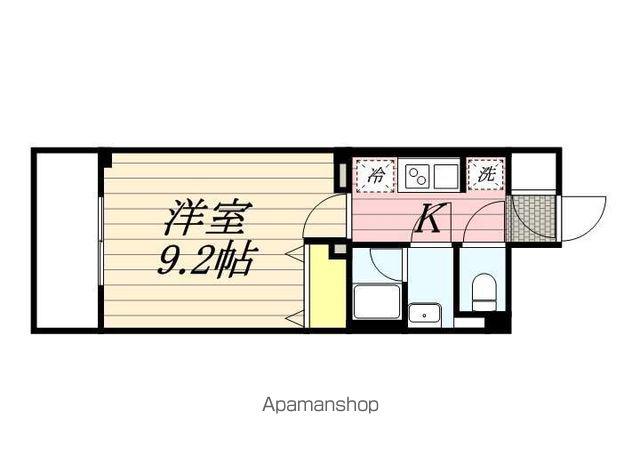 HF曳舟レジデンス(1K/2階)の間取り写真