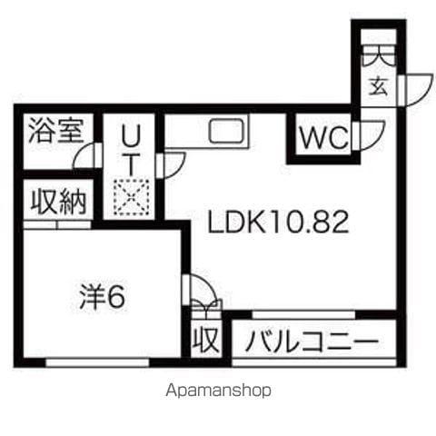 ステータス11PARTⅠ(1LDK/1階)の間取り写真