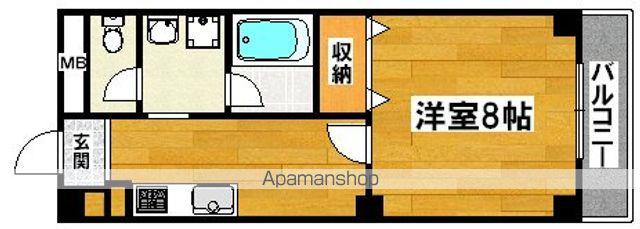 ファンタージスタ(1K/2階)の間取り写真