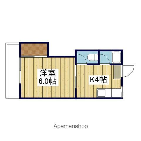 コーポ斎院(1K/2階)の間取り写真