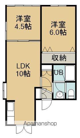 ファミールアプリコット(2LDK/2階)の間取り写真