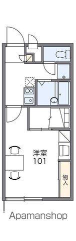 レオパレスユーカリ(1K/1階)の間取り写真