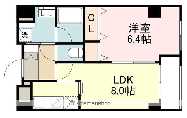 BRANDZ TOMIZAWA(1LDK/3階)の間取り写真