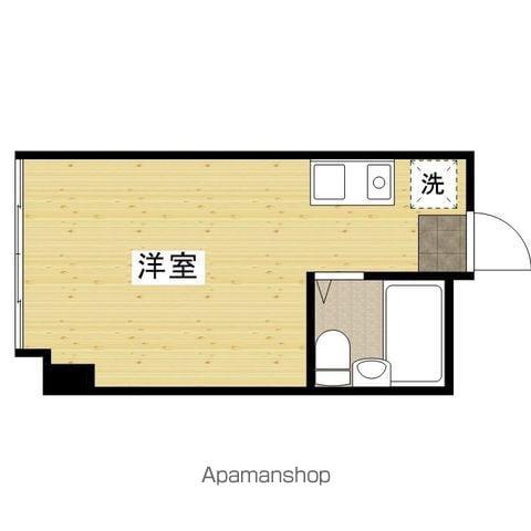 メゾン香川(ワンルーム/2階)の間取り写真