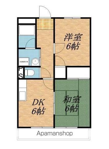 リンピアSAKAI(2DK/3階)の間取り写真