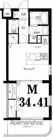 グリフォーネ横浜・妙蓮寺 2階階 間取り