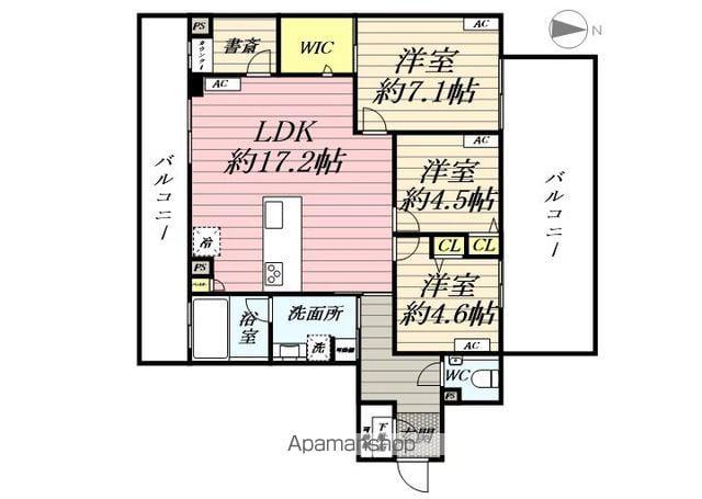 SIGNATURE07(3LDK/3階)の間取り写真