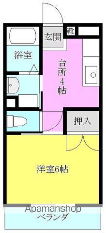 グレイスコーポカクⅡ(1K/2階)の間取り写真