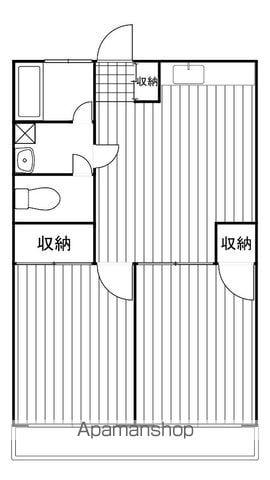 新葉ラピス北小金(2DK/1階)の間取り写真