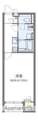 クレイノ下伊田(1K/1階)の間取り写真