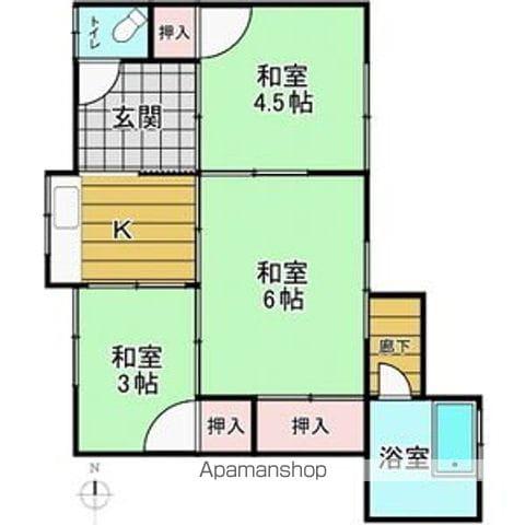 六条七番住宅(3K)の間取り写真
