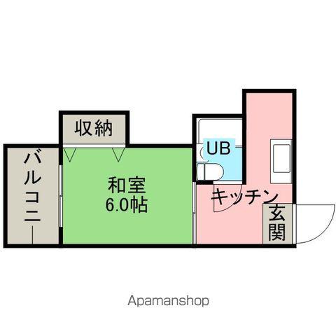 PHOENIX香椎参道(1DK/3階)の間取り写真