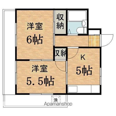 アーバンレジデンス(2K/2階)の間取り写真