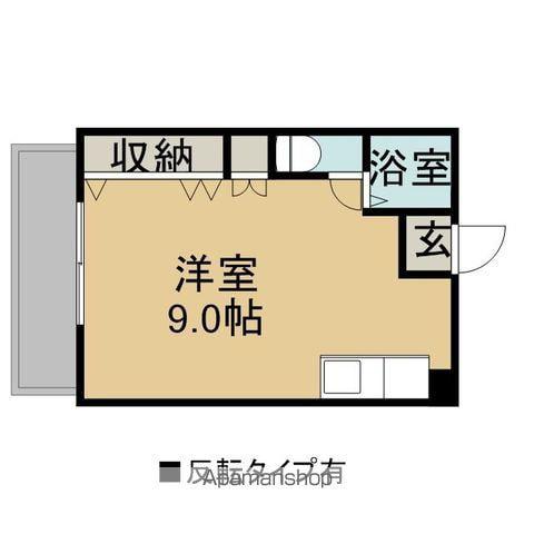 ドリームビューヒルズ(ワンルーム/3階)の間取り写真