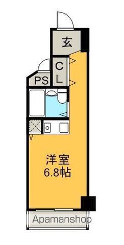 シティメゾンフェニックス住吉(ワンルーム/3階)の間取り写真