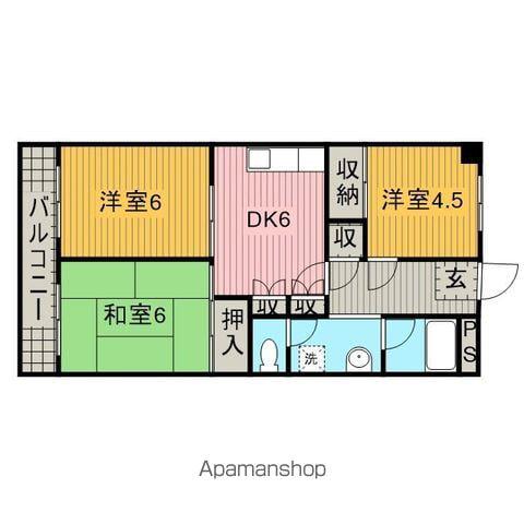 シーダーズ ハイツ(3DK/11階)の間取り写真
