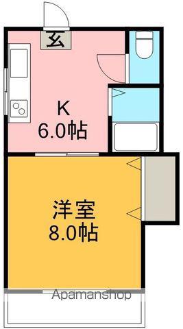 フレグランスみなみ3(1DK/3階)の間取り写真