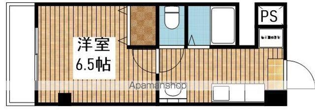 丸岩ビル(1K/2階)の間取り写真