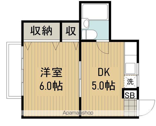 MISUZU(1K/1階)の間取り写真