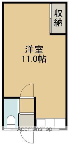 ソフィア川原(ワンルーム/2階)の間取り写真